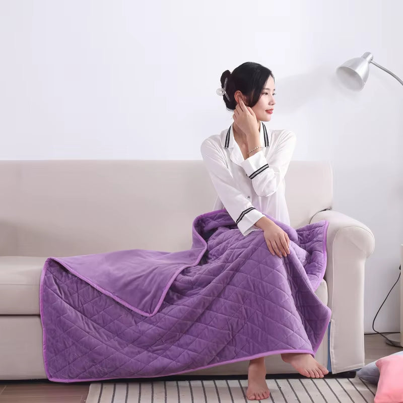USB Winter Electric Blanket Multi-Function Warm-Up Blanket Heating Cover Blanket 3-Speed Temperature-Adjustable Heating Blanket