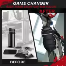 Magnetic Water Bottle Bag Large Capacity Specific Water Cup Holder with Strong Magnet Portable Bag for Outdoor Sports Gym Camp