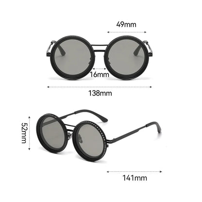 9-Level ND2-400 Adjustable Dimming Glasses Fishing Sunglasses UV anti UV Polarized Sunglasses ND Filter with Glasse Case Set