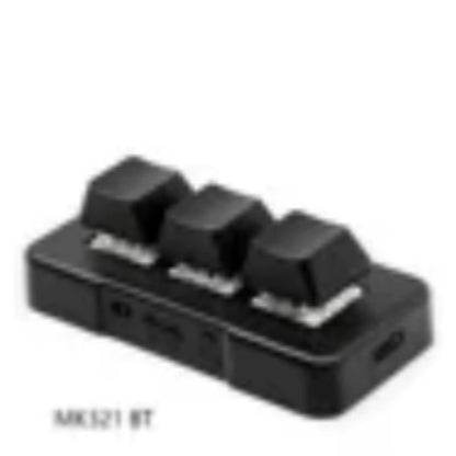 MK321BT Bluetooth Wireless Switch 3-Key Mini Usb+Bt+Wired Three Mode Customized Keyboard for Office Game Multimedia Keyboard